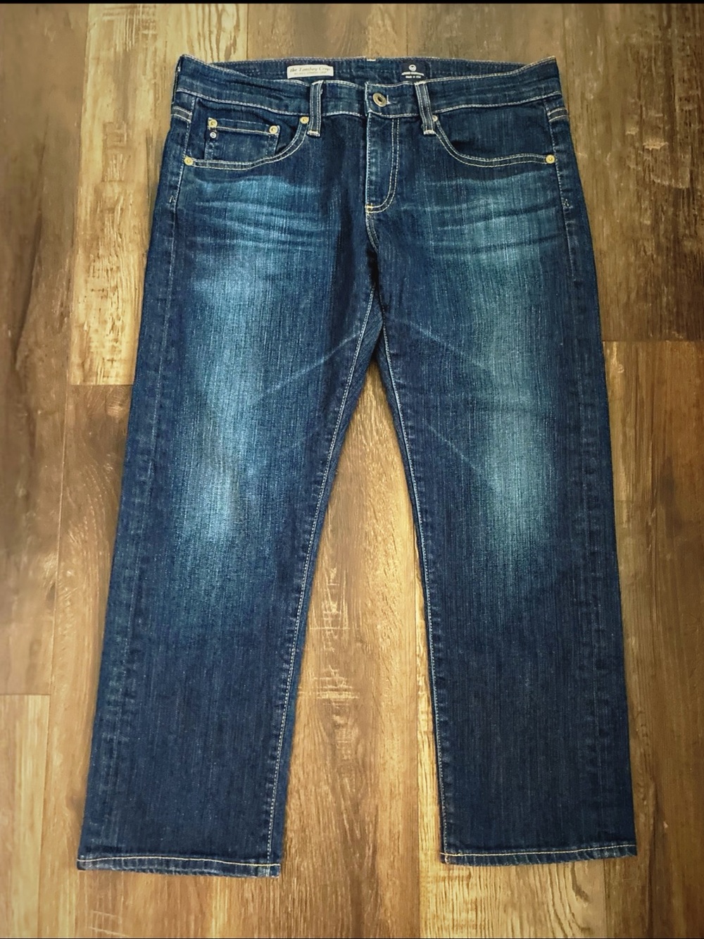 AG Adriano Goldschmied Tomboy Crop Relaxed Straight Ankle Jeans